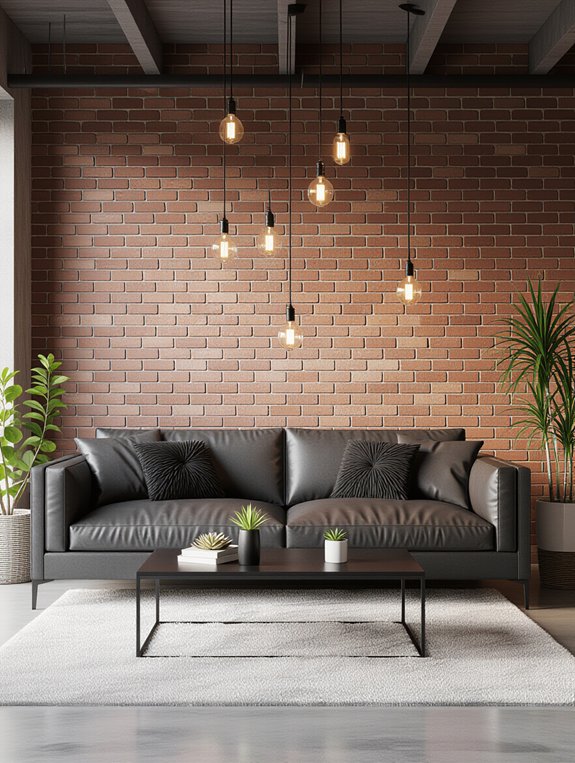 industrial chic living room