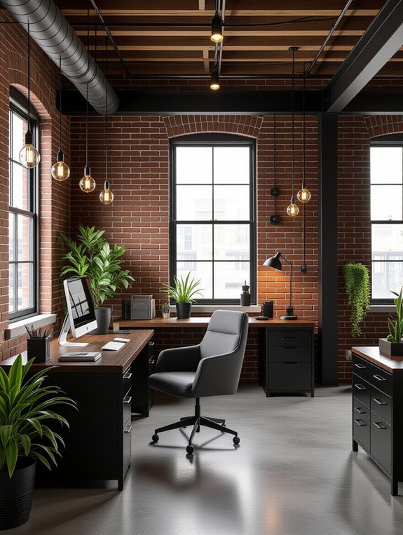 industrial chic office design