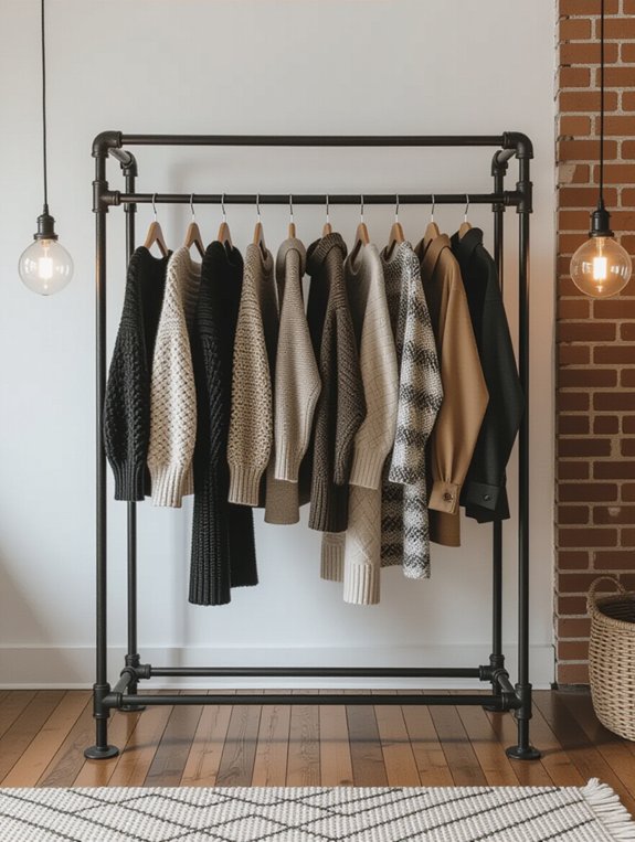 industrial urban clothing storage