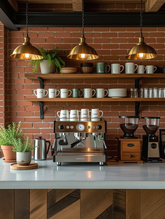 industrial urban coffee station