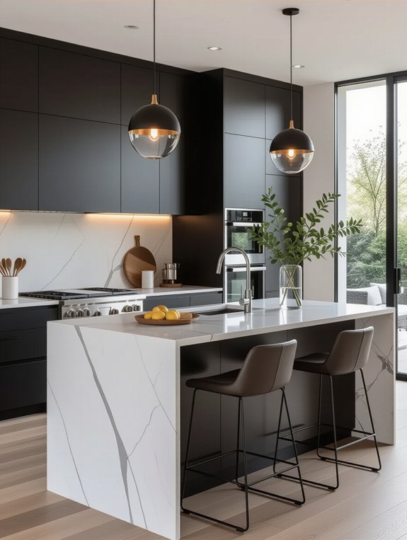 integrated appliances enhance efficiency