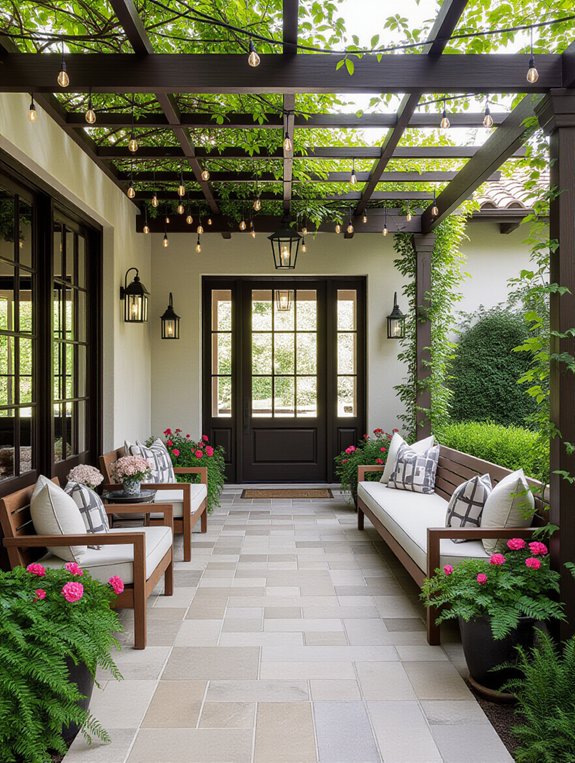 integrated outdoor seating design