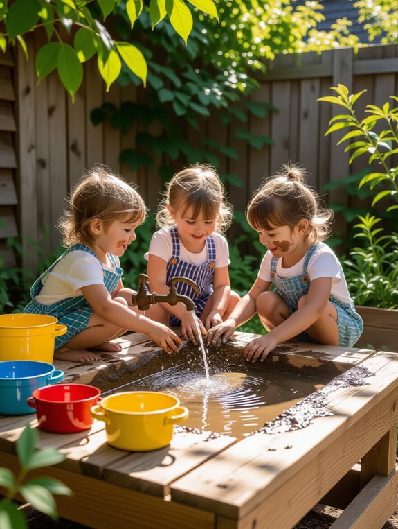 interactive sensory water play