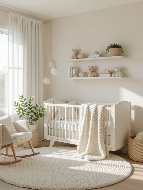 inviting gender neutral nursery design