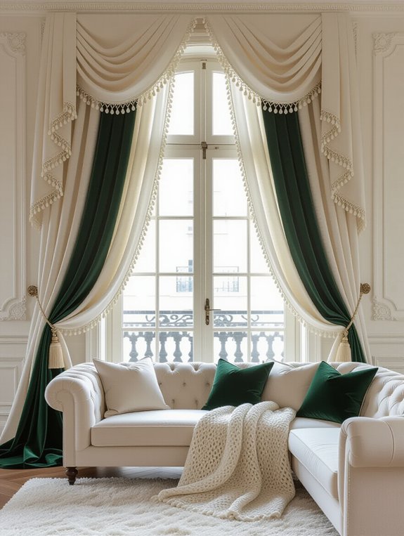 layered fabric combinations enhance aesthetics