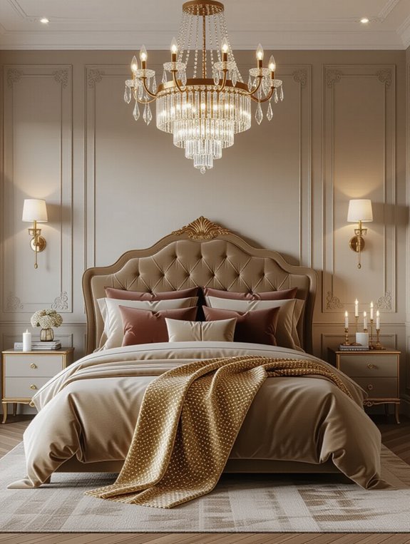 layered lighting enhances ambiance