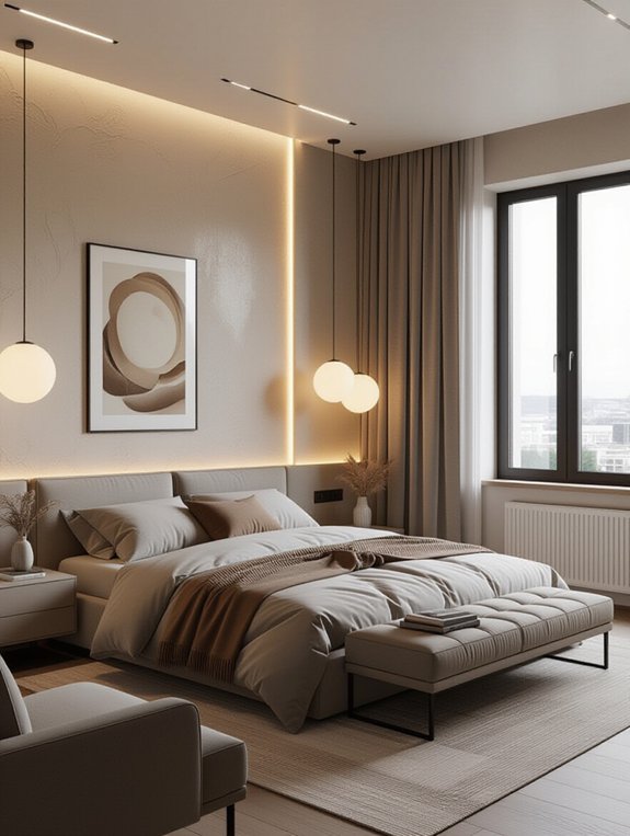 layered lighting for ambiance