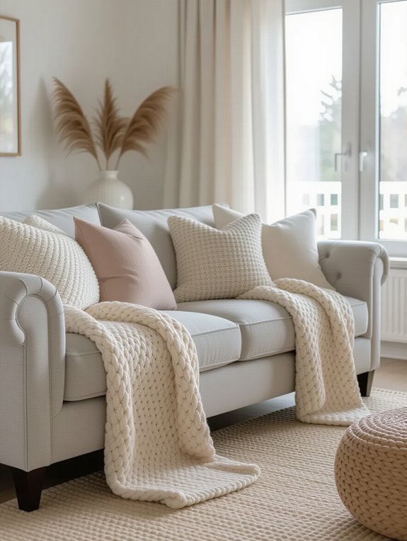 layered textures for comfort