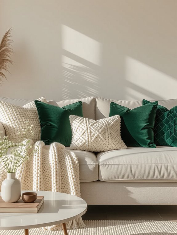 layered vintage pillow styles