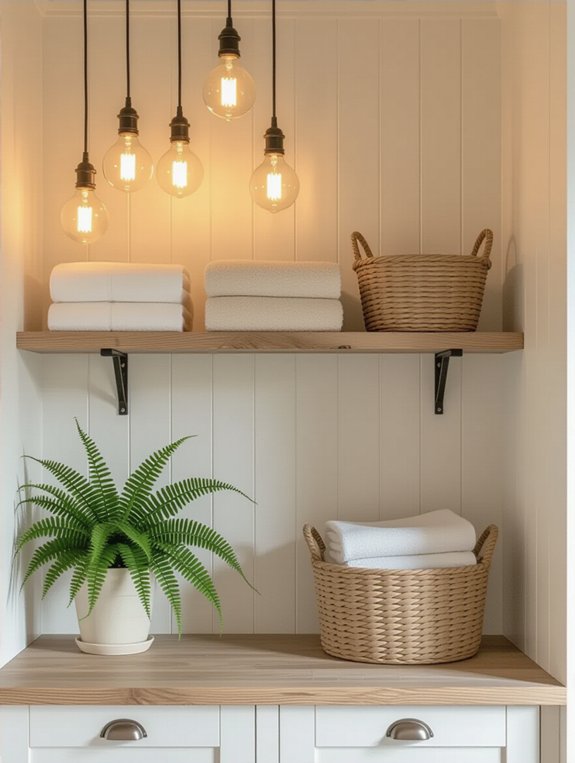 layered warm lighting technique