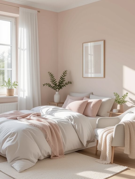 light colors create spaciousness