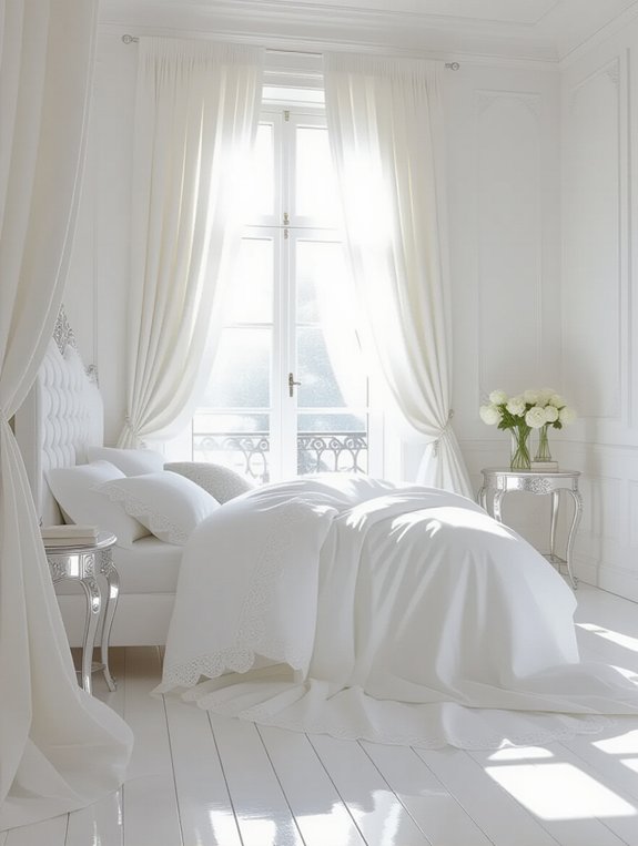 luxurious elegant bedroom retreat