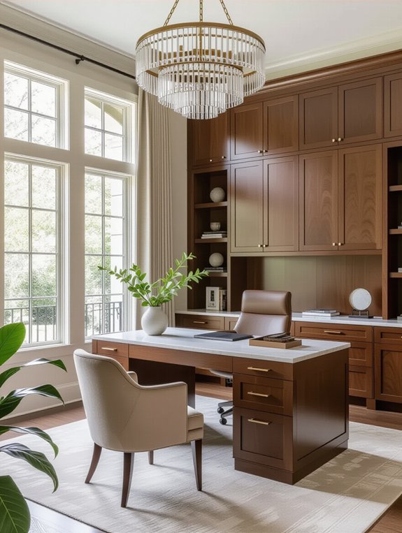 luxurious home office sanctuary