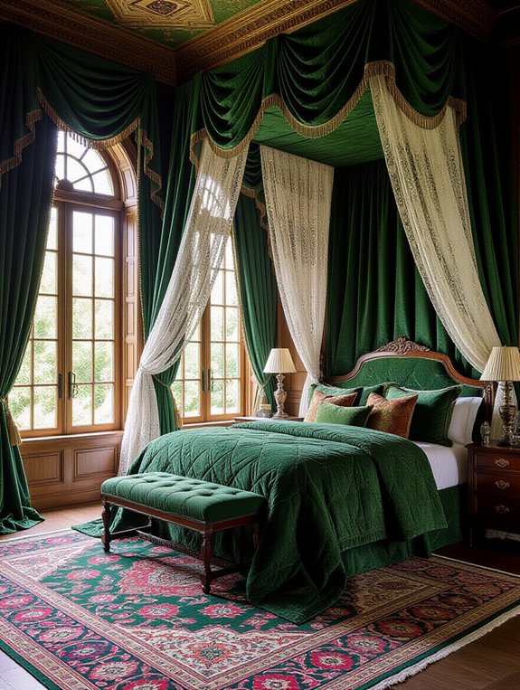 luxurious textured fabric layers