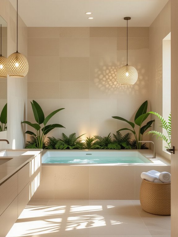 luxurious travertine lighting fixtures