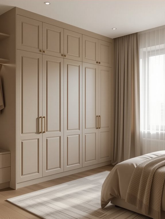 luxurious wardrobe design enhancement