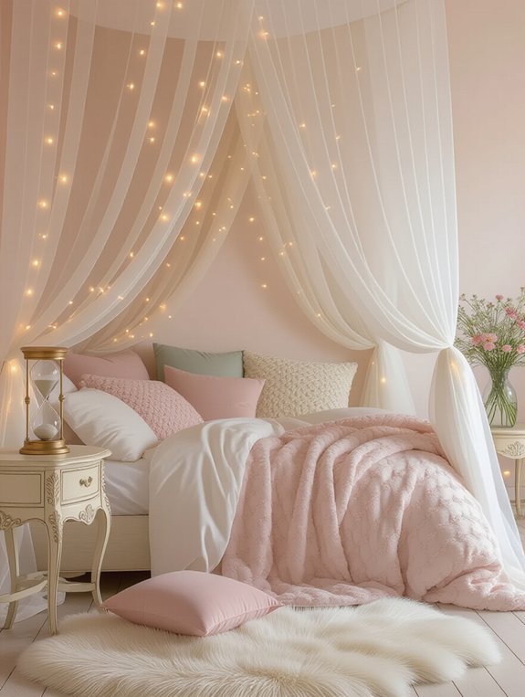 magical canopy bed retreat