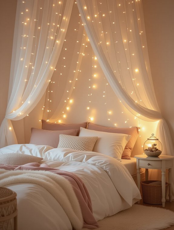 magical fairy light canopy