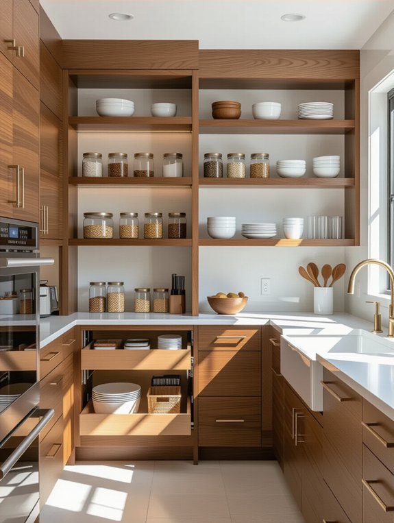 maximize kitchen storage space