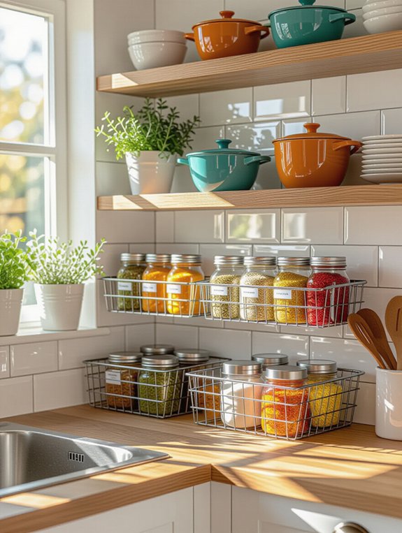 maximize kitchen storage space