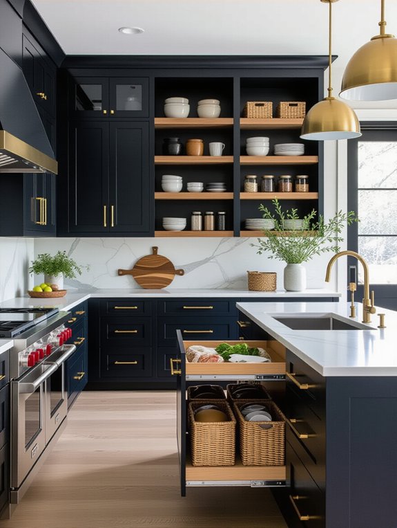 maximize kitchen storage stylishly
