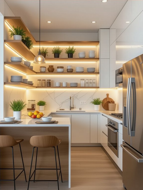 maximize kitchen storage stylishly