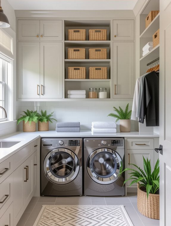 maximize laundry room storage