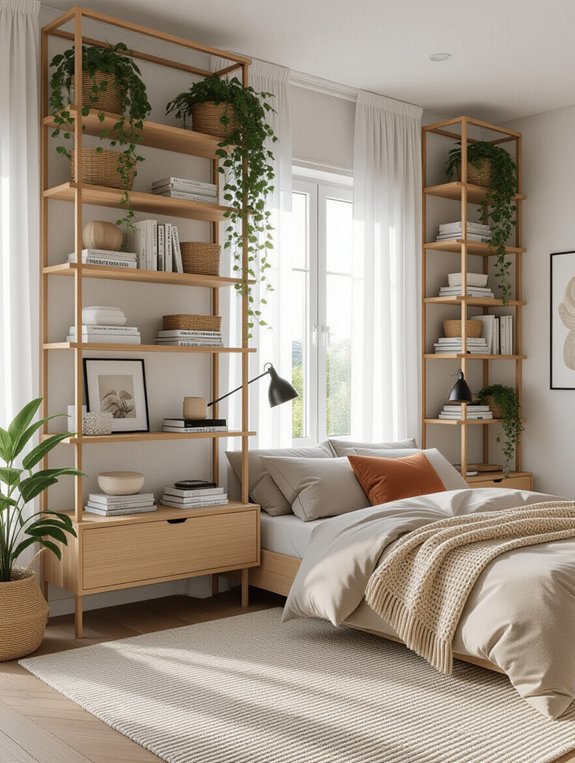 maximize vertical shelving space