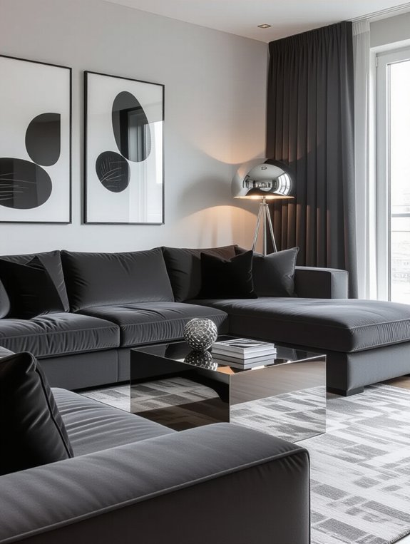 metallic accents elevate decor