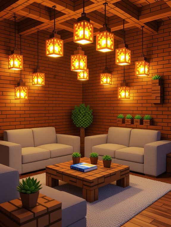 minecraft inspired creative lighting