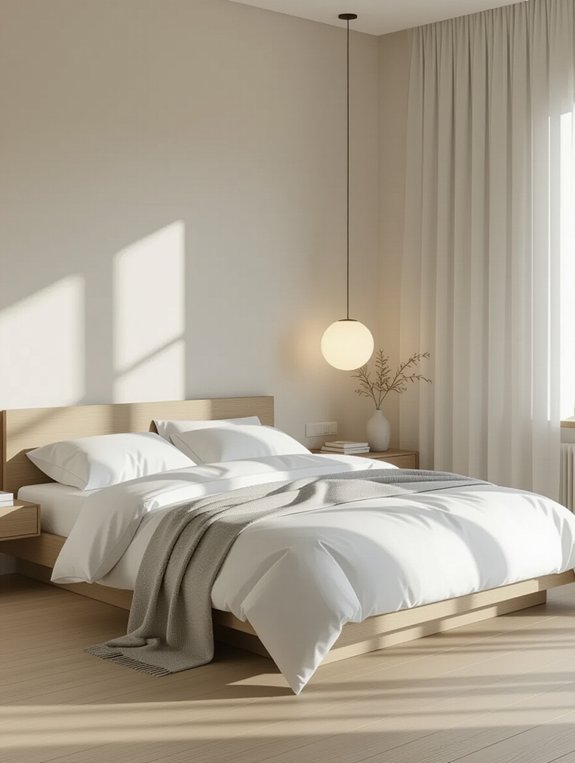 minimalist bedroom accessories selection