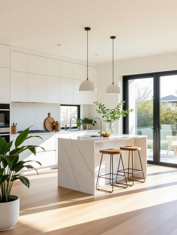 minimalist design maximizes space