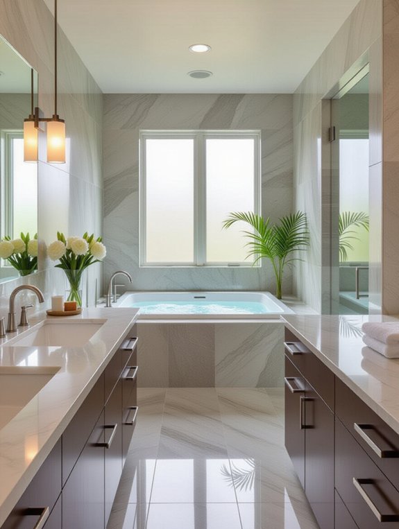 minimalist elegant bathroom design