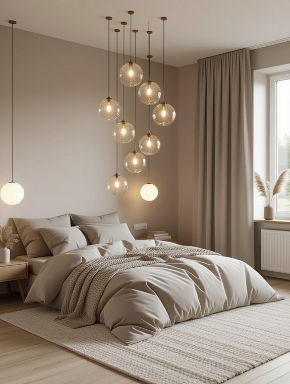 minimalist scandinavian hanging lights