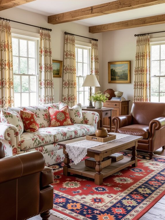 mixing furniture styles creatively