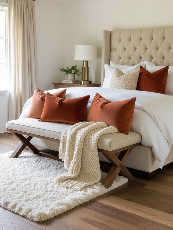 mixing textures for warmth