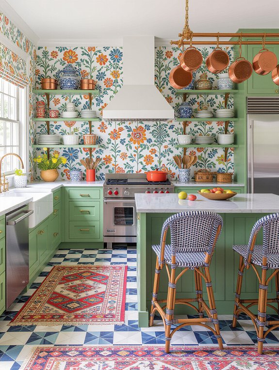 mixing vibrant patterns creatively