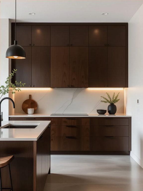 modern floating kitchen cabinets