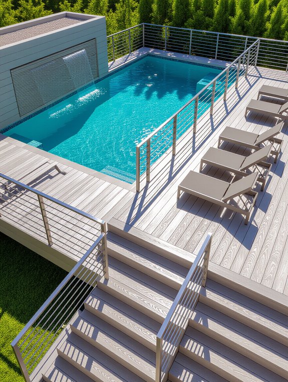 modern metal and glass