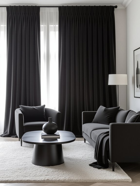 monochromatic living room design