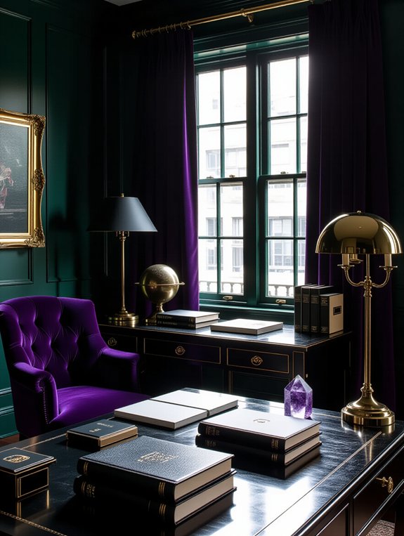 moody jewel tones inspire creativity