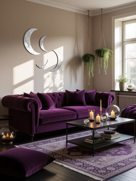 moon phase decorative elements