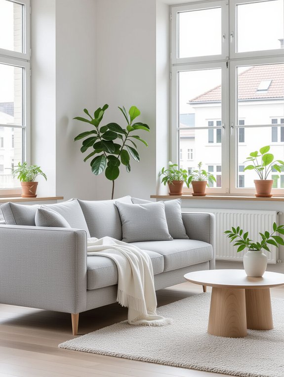 natural accents enhance minimalism