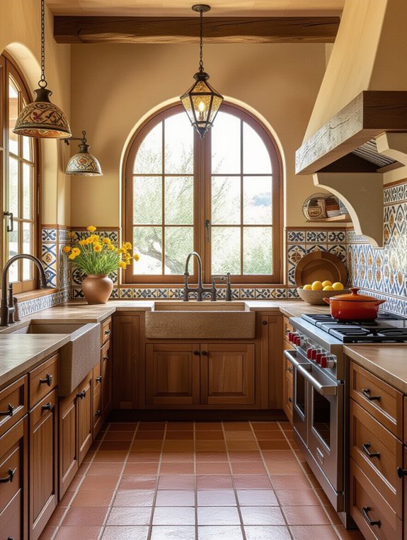 natural stone kitchen accents