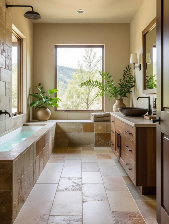 natural textures enhance tranquility