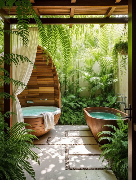 nature inspired bathing retreat
