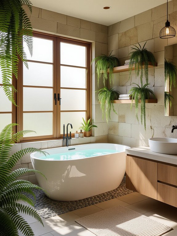 nature inspired bathroom design