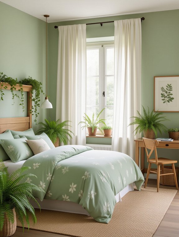 nature inspired bedroom design