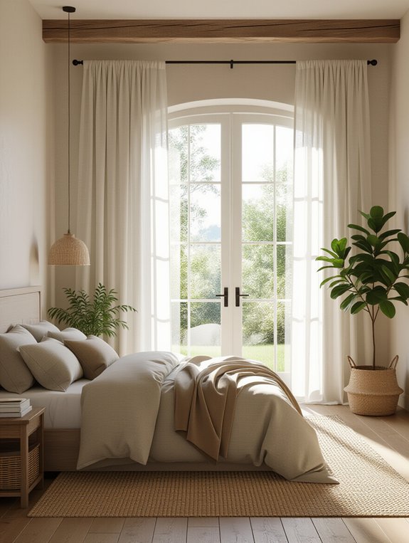 nature inspired bedroom retreat