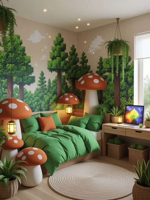 nature inspired bedroom sanctuary